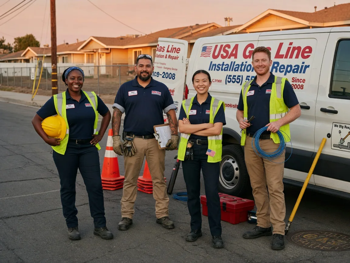 Gas Line Installation company in New Boston, IL